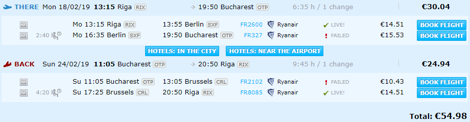 lēti lidojumi uz bukaresti