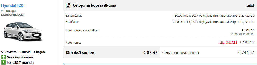 auto noma islande