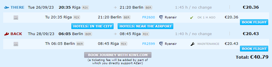 Lētas aviobiļetes uz Berlīni
