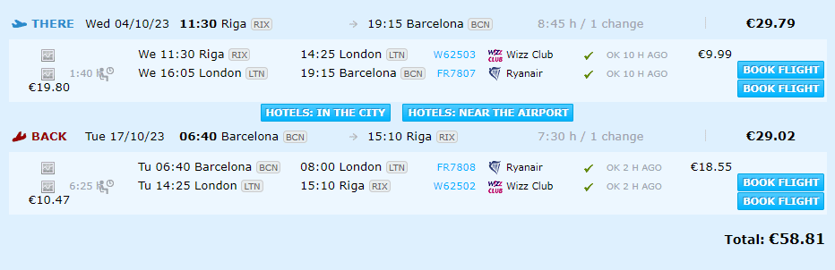 Lētas aviobiļetes uz Barselonu