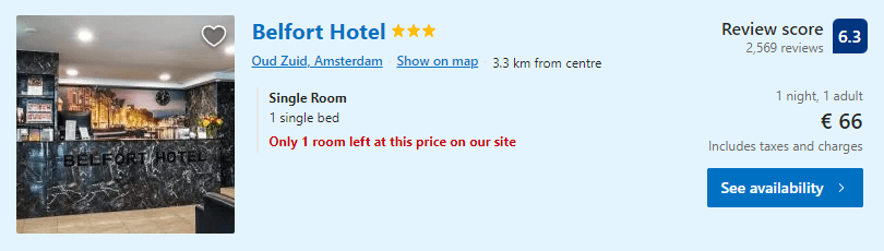 Lētas viesnīcas Amsterdamā
