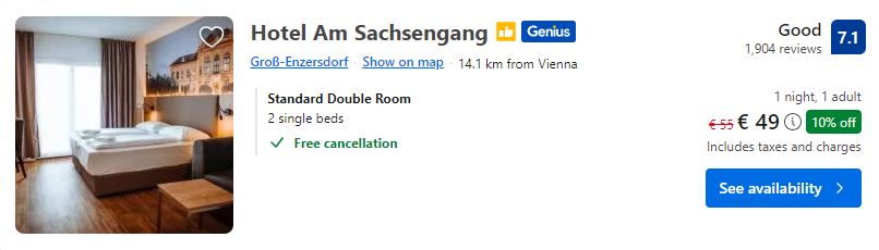 Lētas viesnīcas Vīnē Austrijā