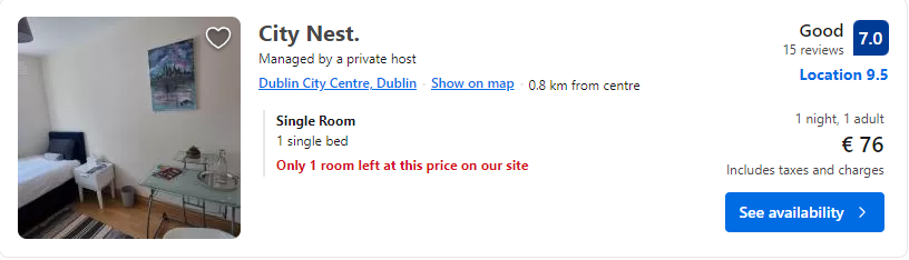 Lētas viesnīcas Dublinā Īrijā
