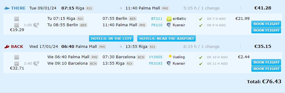 Lētas aviobiļetes uz Maljorku Spānijā