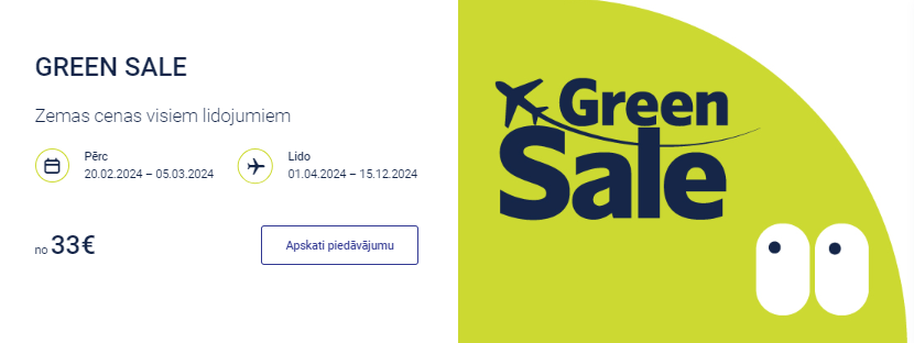 airbaltic izpārdošana