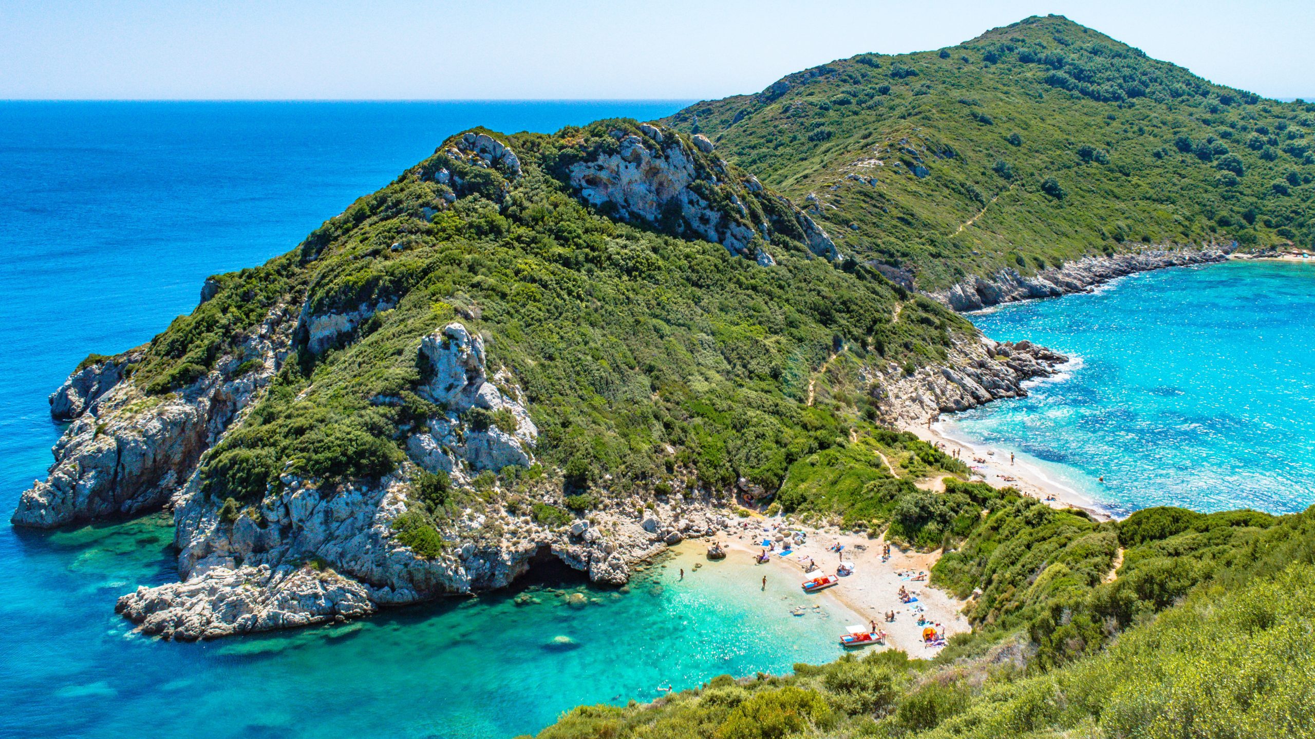 Lētas aviobiļetes uz Korfu salu Grieķijā