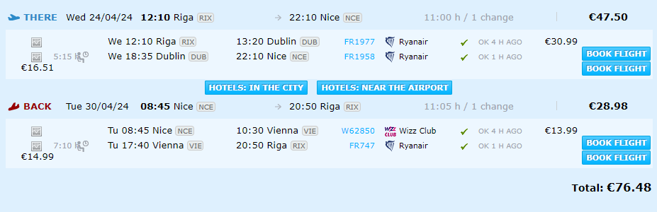 Lētas aviobiļetes uz Nicu Francijā