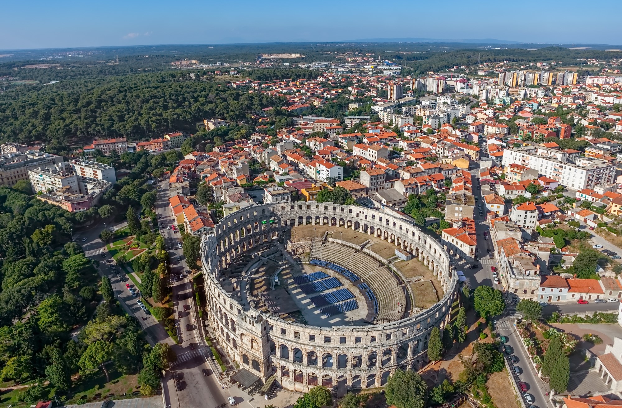 Lētas aviobiļetes uz Pulu Horvātijā