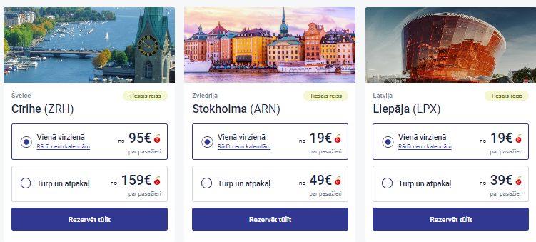 airBaltic izpārdošana