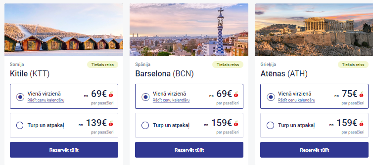 airBaltic izpārdošana