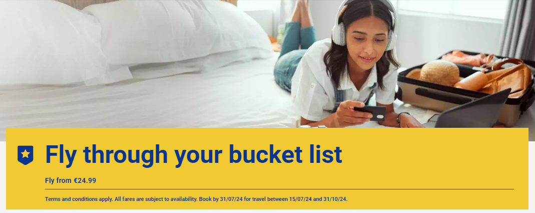 Ryanair izpārdošana