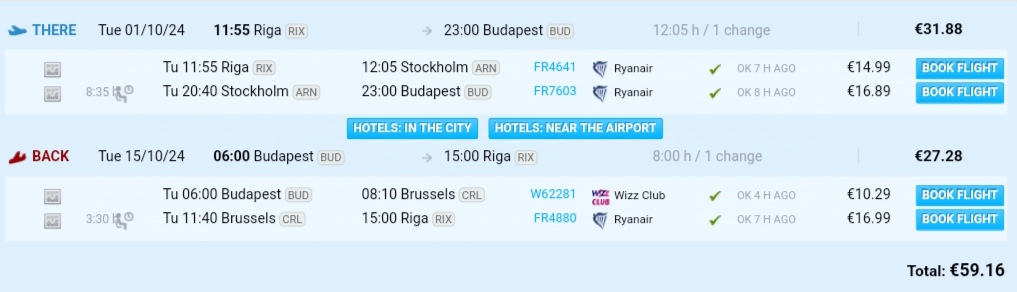 Lētas aviobiļetes uz Budapeštu Ungārijā