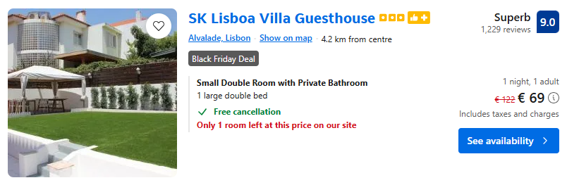 Lētas aviobiļetes uz Lisabonu Portugālē