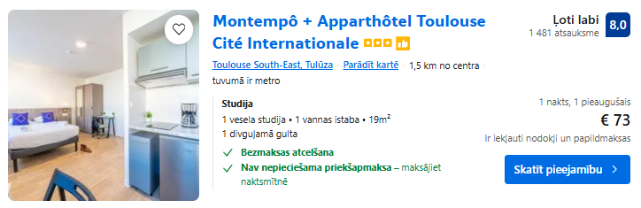 Lētas aviobiļetes no Rīgas uz Tulūzu