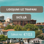 Lētas aviobiļetes no Rīgas uz Trapani Sicīlijā