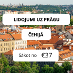 Lētas aviobiļetes uz Prāgu Čehijā