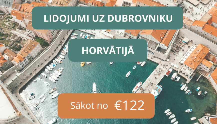 Lētas aviobiļetes uz Dubrovniku Horvātijā