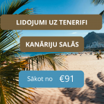 Lētas aviobiļetes uz Tenerifi Kanāriju salās