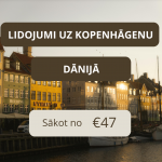 Lētas aviobiļetes uz Kopenhāgenu Dānijā