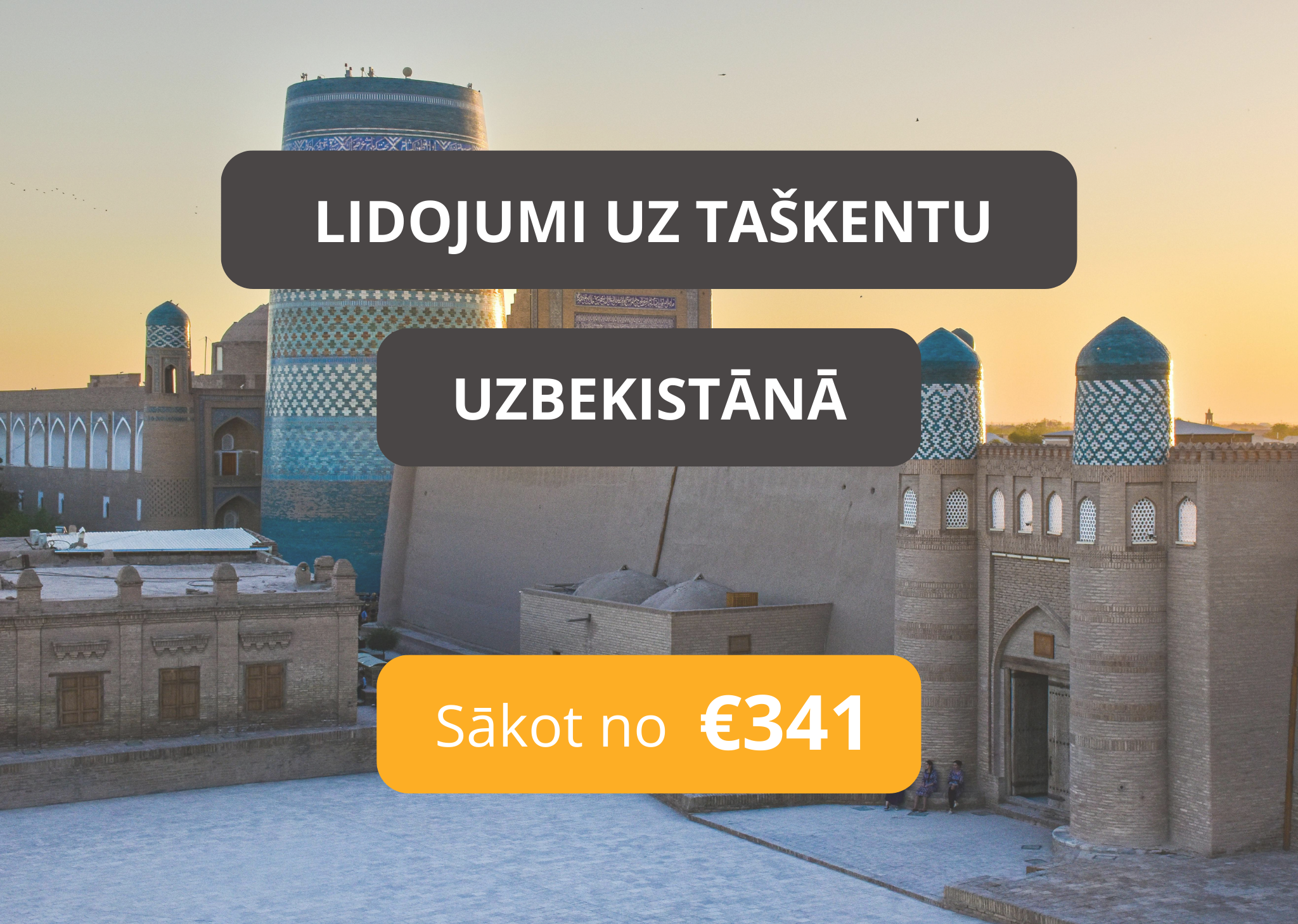 Lētas aviobiļetes uz Taškentu Uzbekistānā