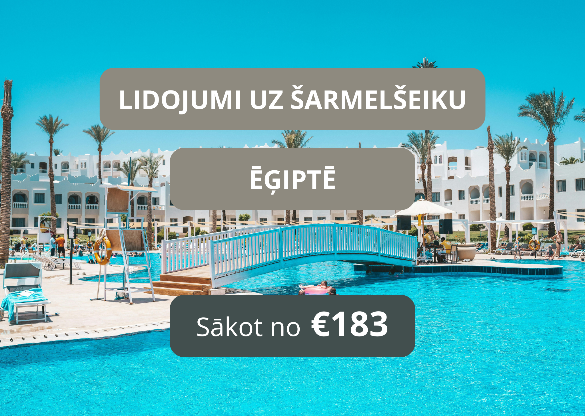 Lētas aviobiļetes uz Šarmelšeikhu Ēģiptē