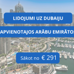 Lētas aviobiļetes no Rīgas uz Dubaiju Apvienoto Arābu Emirātos
