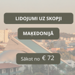 Lētas aviobiļetes uz Skopji Maķedonijā