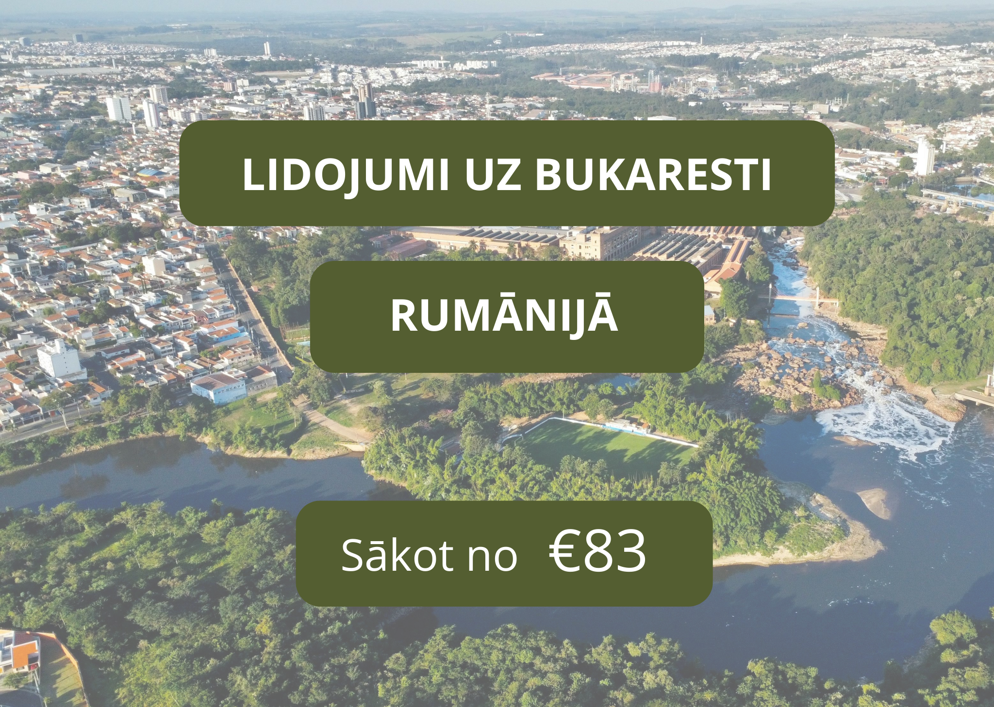 Lētas aviobiļetes uz Bukaresti Rumānijā