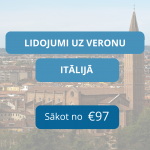 Lētas aviobiļetes no Rīgas uz Veronu Itālijā