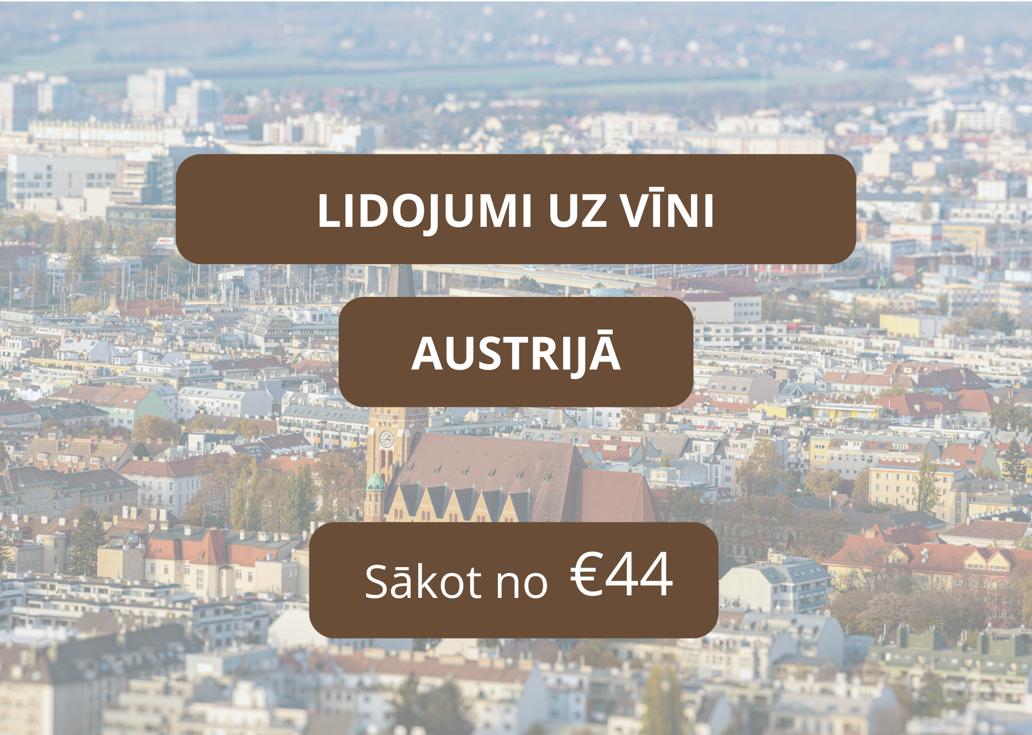 Lētas aviobiļetes uz Vīni Austrijā