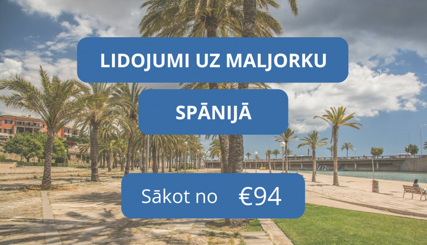 Lētas aviobiļetes uz Maljorku Spānijā
