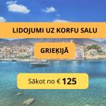 Lētas aviobiļetes uz Korfu salu Grieķijā