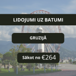 Lētas aviobiļetes uz Batumi Gruzijā