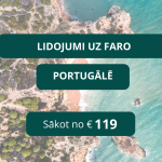 Lētas aviobiļetes uz Faro Portugālē