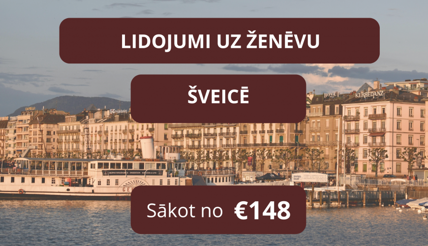 Lētas aviobiļetes uz Ženēvu Šveicē