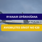ryanair izpārdošana