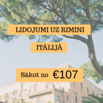 Lētas aviobiļetes uz Rimini Itālijā