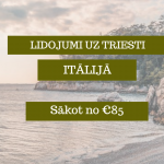 Lētas aviobiļetes no Rīgas uz Triesti Itālijā