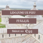 Lētas aviobiļetes uz Pizu Itālijā
