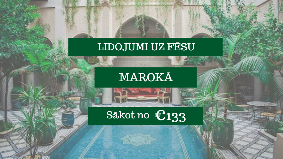 Lētas aviobiļetes uz Fēsu Marokā