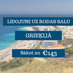 Lētas aviobiļetes uz Rodas salu Grieķijā