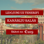 Lētas aviobiļetes uz Tenerifi Kanāriju salās