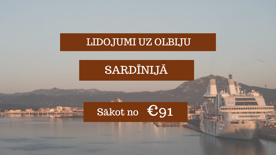Lētas aviobiļetes uz Olbiju Sardīnijā