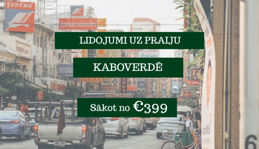 Lētas aviobiļetes no Rīgas uz Praiju Kaboverdē