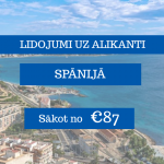 Lētas aviobiļetes uz Alikanti Spānijā