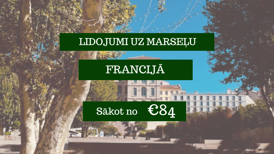 Lētas aviobiļetes uz Marseļu Francijā