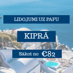 Lētas avioboiļetes no Rīgas uz Pafu Kiprā