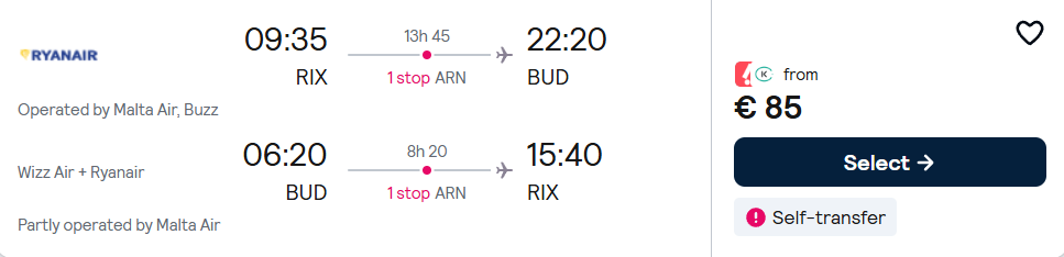 Lētas aviobiļetes uz Budapeštu Ungārijā