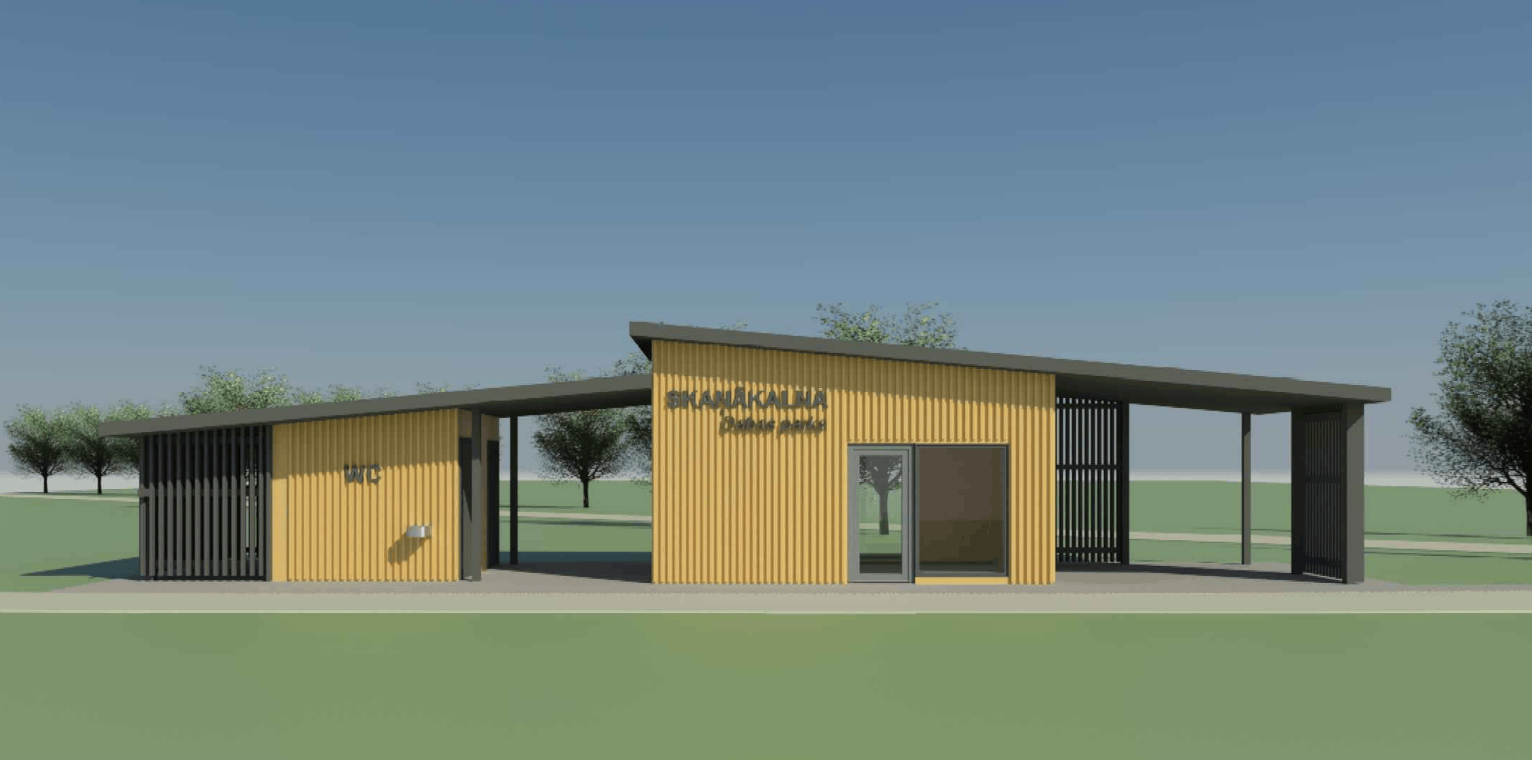 Būvē Skaņākalna Dabas parka apmeklētāju centru