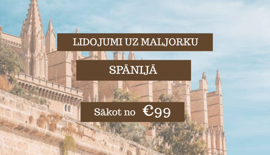 Lētas aviobiļetes uz Maljorku Spānijā